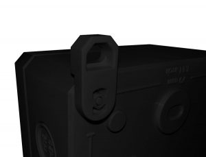 Wandbevestiging zwart